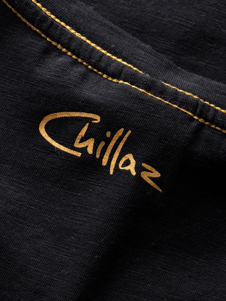 CHILLAZ TIME TO CHILL-BLACK-M pánské tričko černé