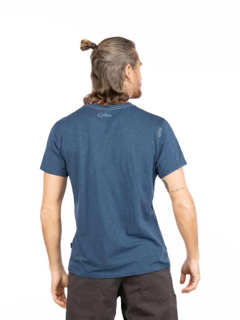 CHILLAZ TIME TO CHILL-DARK BLUE-M pánské tričko tmavě modré