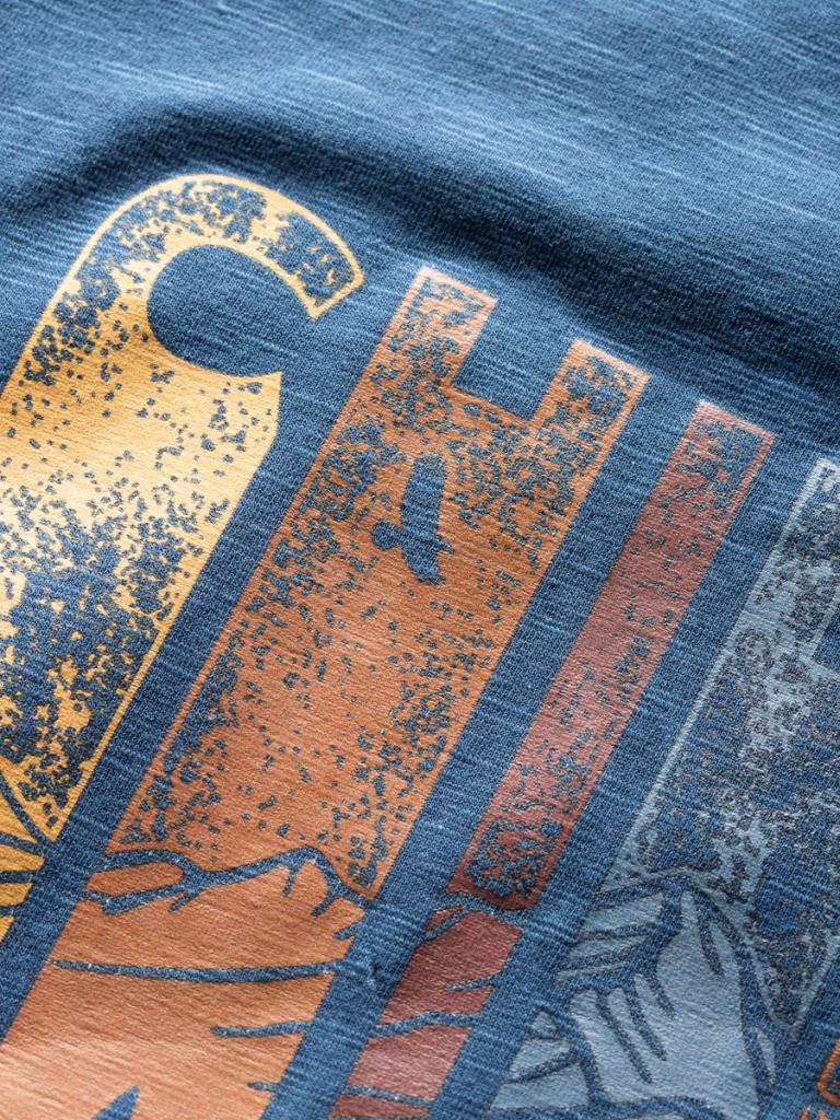 CHILLAZ TIME TO CHILL-DARK BLUE-M pánské tričko tmavě modré