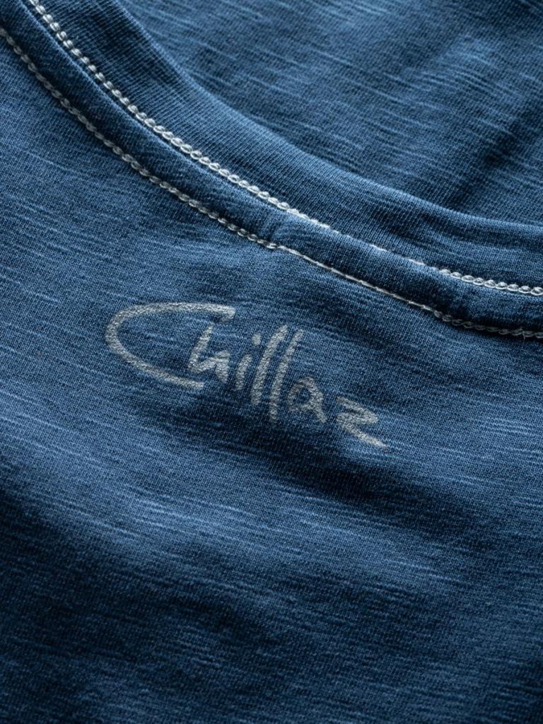 CHILLAZ TIME TO CHILL-DARK BLUE-M pánské tričko tmavě modré