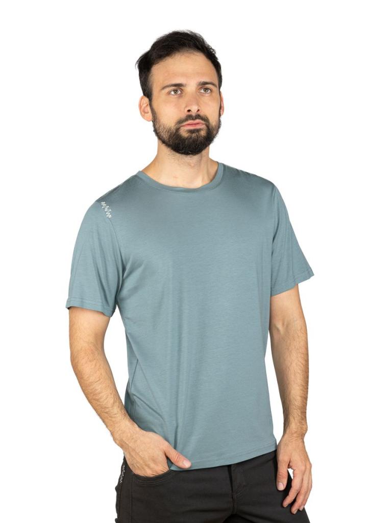 BOZEN CARABINER-DARK ARCTIC-M pánské tričko tmavě modré arktik