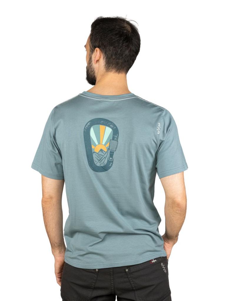 BOZEN CARABINER-DARK ARCTIC-M pánské tričko tmavě modré arktik