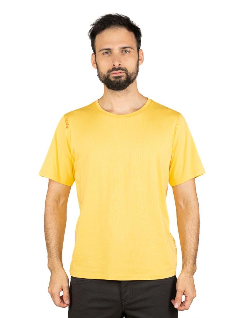 BOZEN CARABINER-YELLOW-M pánské tričko žluté