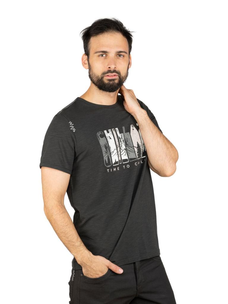INNSBRUCK TIME TO CHILL-TITAN-M pánské tričko titanové
