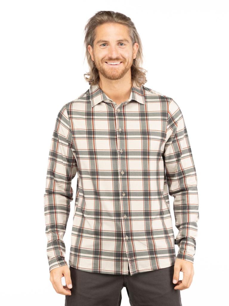 SEBASTIAN 2.0-SAND-M pánská košile písková