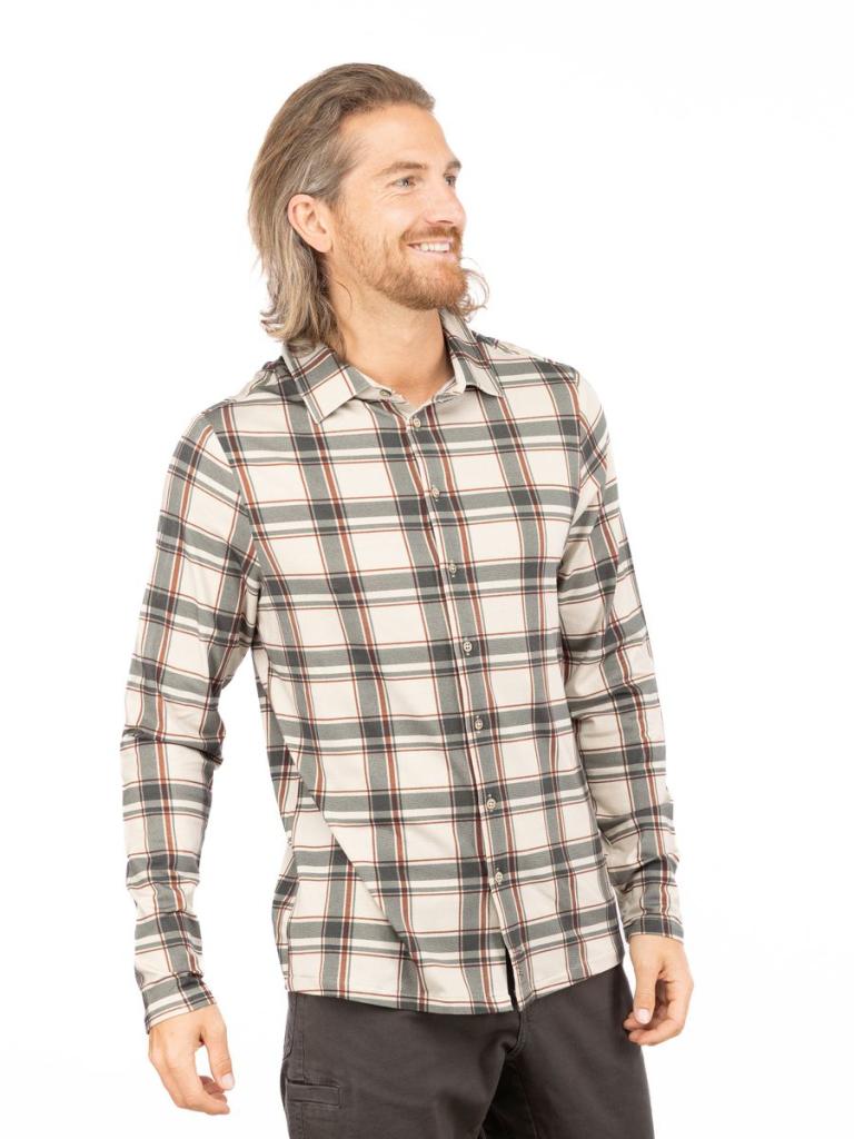 SEBASTIAN 2.0-SAND-M pánská košile písková