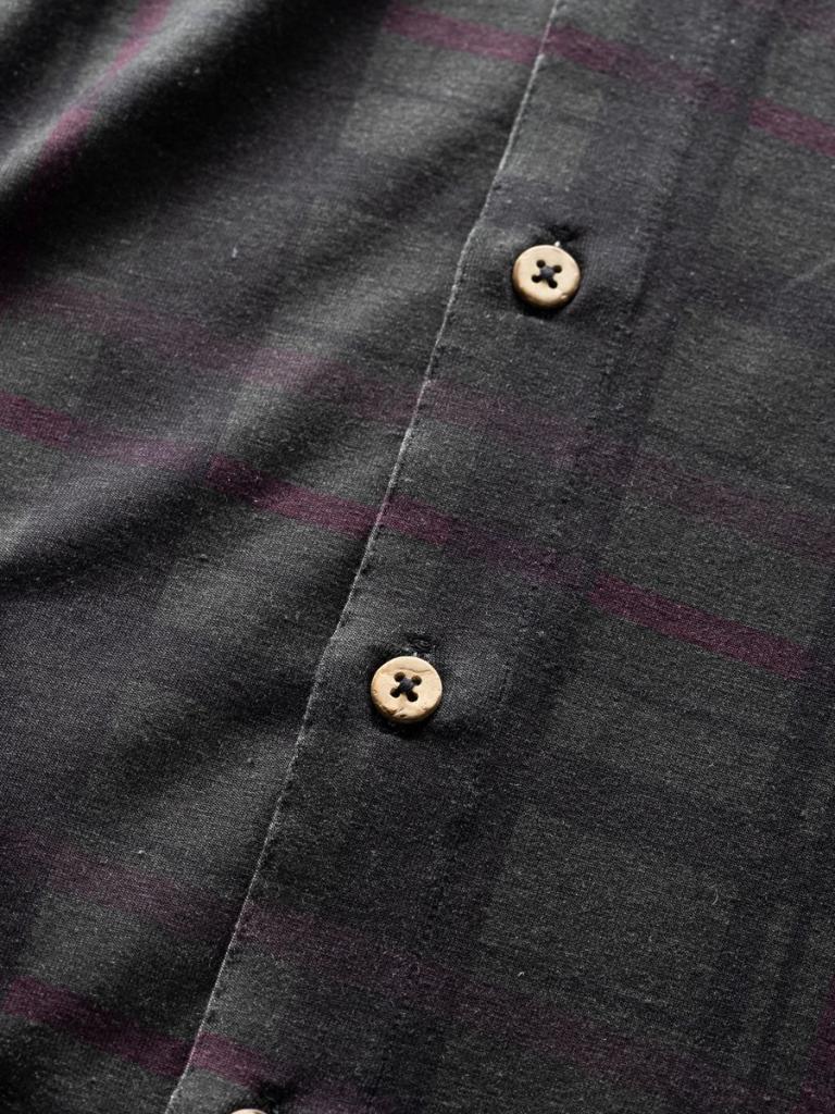 SEBASTIAN 2.0-DARK GREY-M pánská košile tmavě šedá