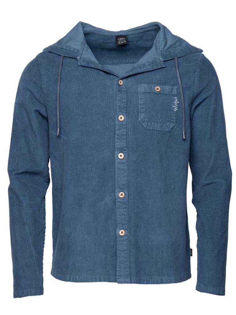 PEAK DISTRICT-DARK BLUE-M pánská košile tmavě modrá