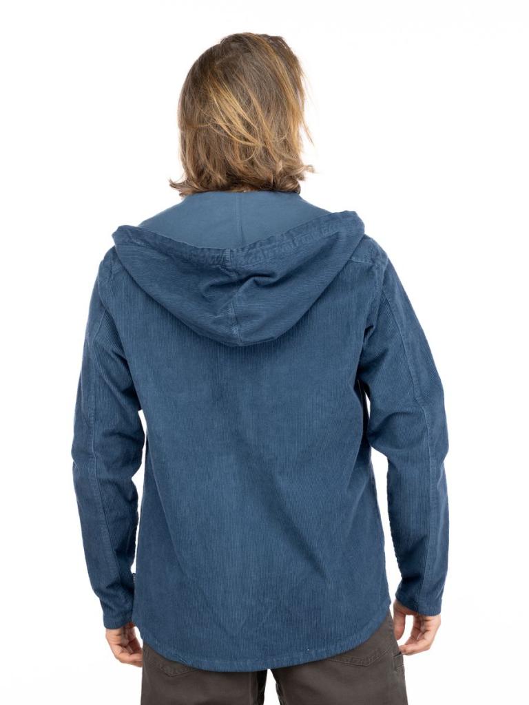 PEAK DISTRICT-DARK BLUE-M pánská košile tmavě modrá