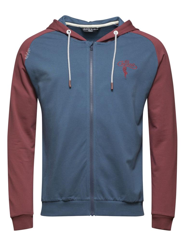 TEGERNSEE 2.0-DARK BLUE / DARK RED-XL pánská bunda tmavě modrá a červená