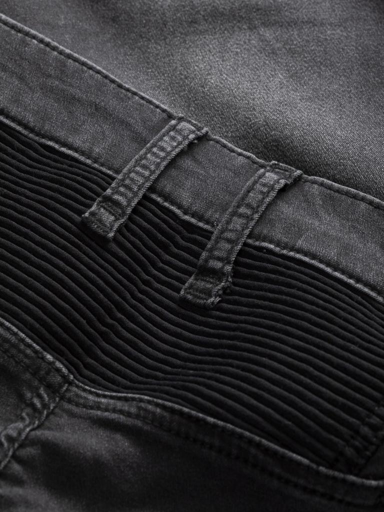 KUFSTEIN-DENIM BLACK-M-pánské-kalhoty-černé