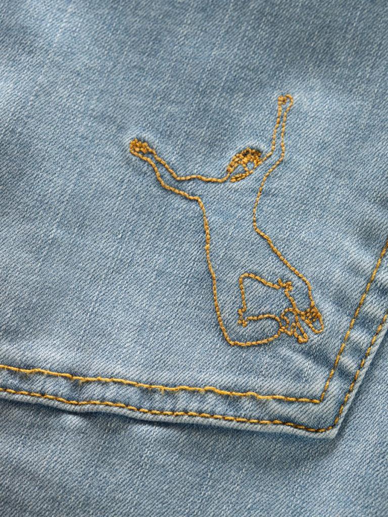 SEATTLE DENIM-DENIM LIGHT BLUE-M pánské kalhoty světle modré denim