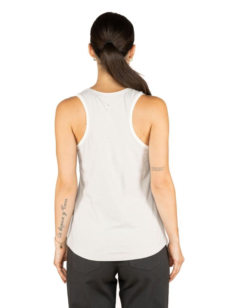 KARPATHOS FLOWER POCKET-SAND-36 dámský top pískový