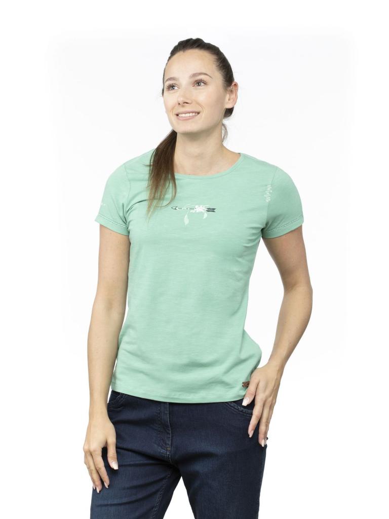 GANDIA FLOWER ARROW-GREEN-40 dámské tričko zelené