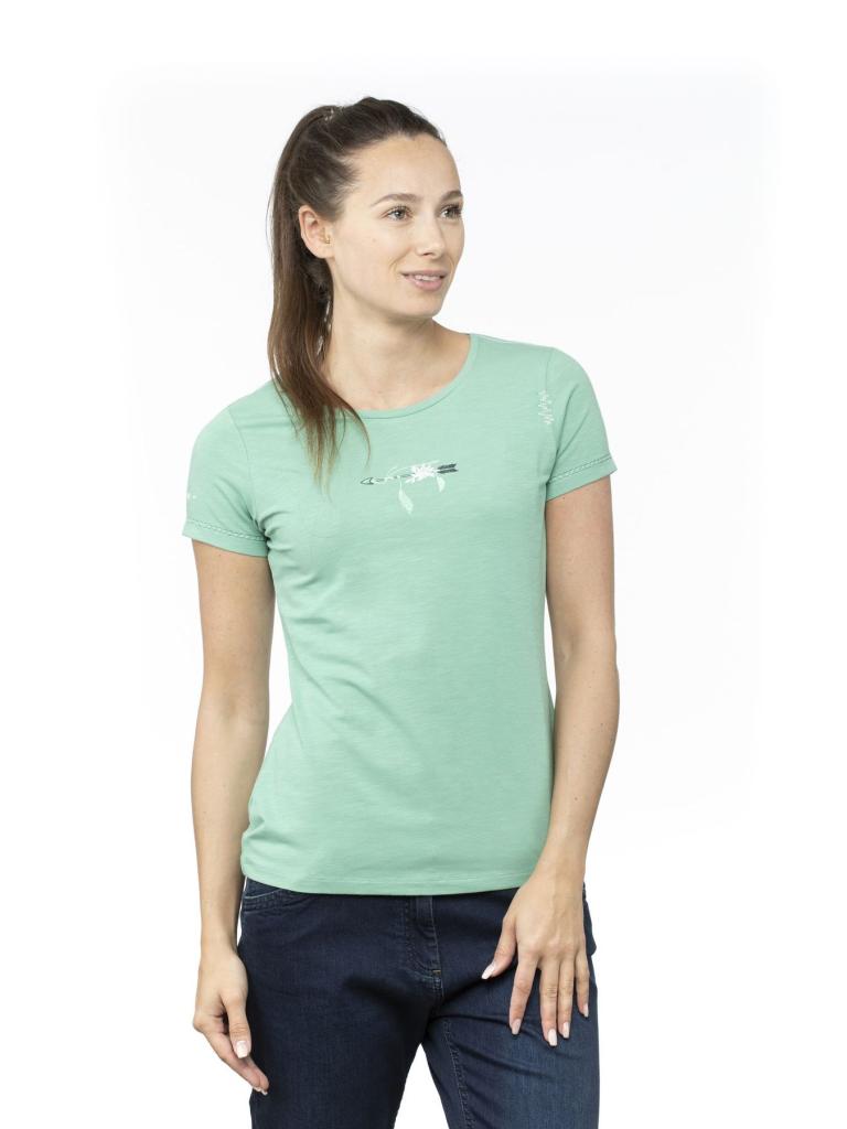 GANDIA FLOWER ARROW-GREEN-36 dámské tričko zelené