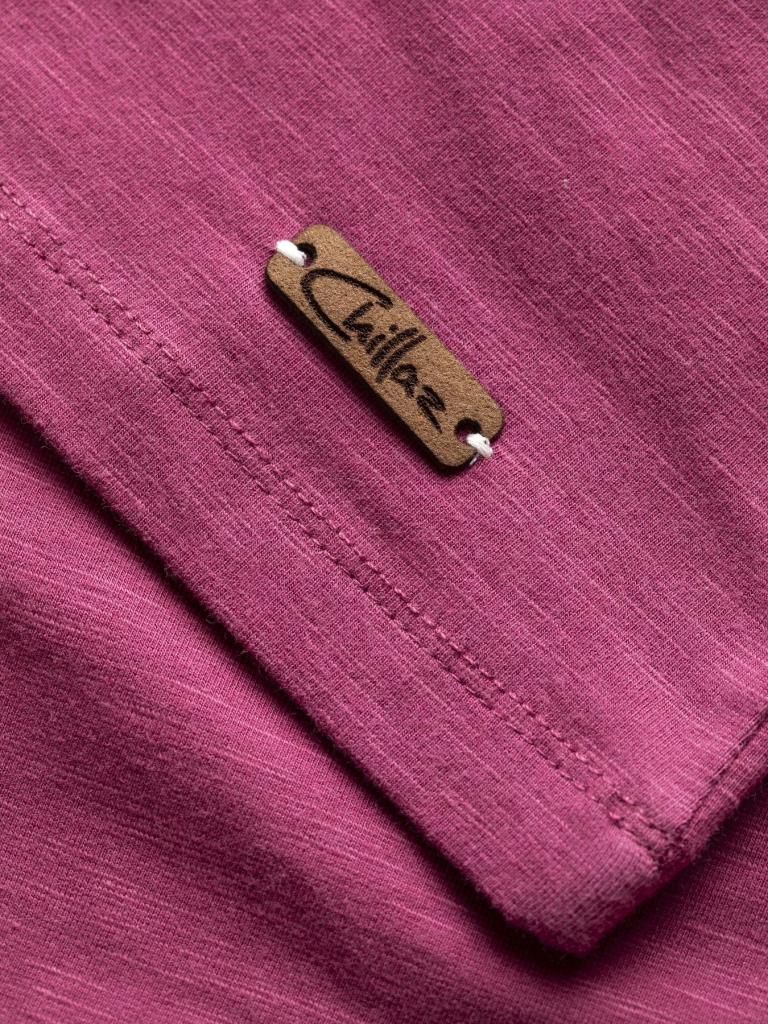 GANDIA CHILLAZ LOGO FLORAL-DRY ROSE-36 dámské tričko červené