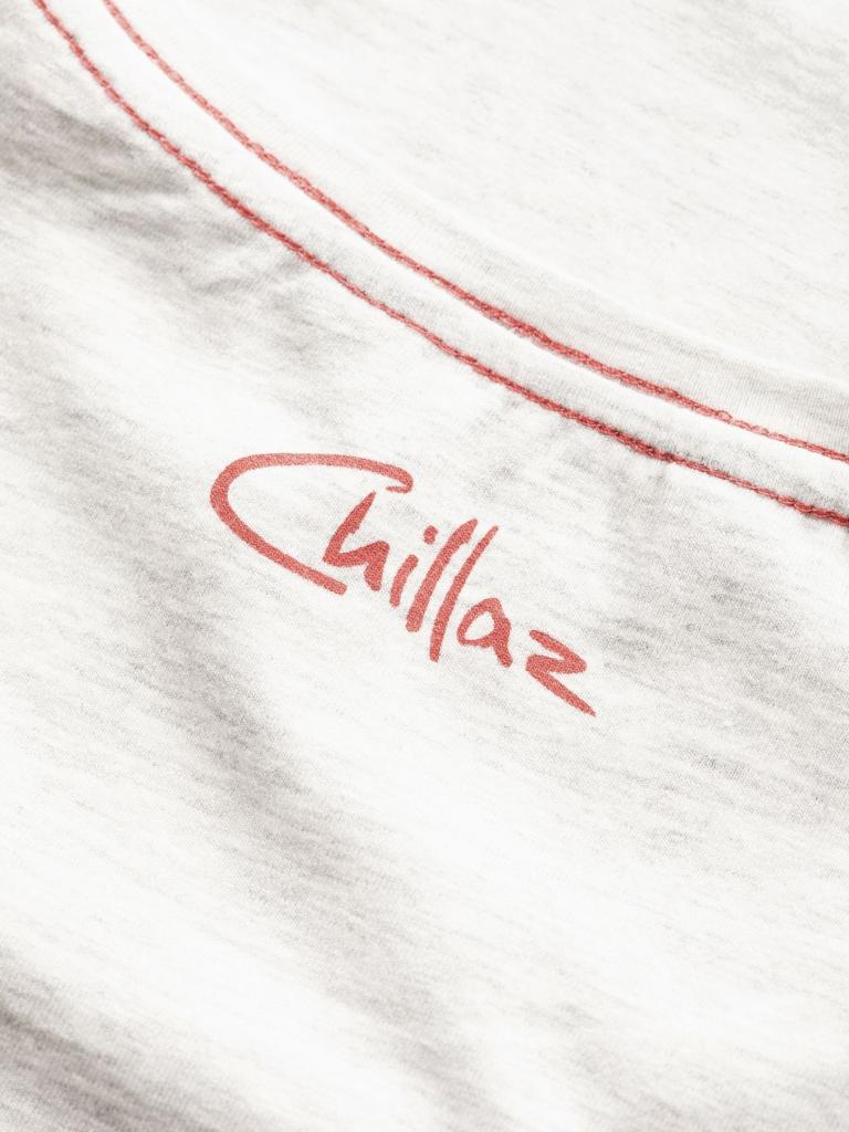 SAILE CHILL OUTSIDE-LIGHT GREY MELANGE-36 dámské tričko světle šedé
