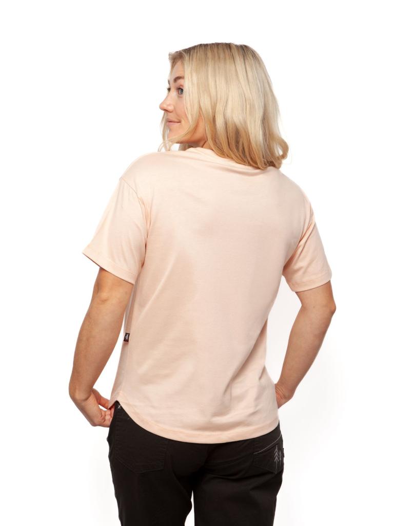 LEOBEN RAINBOW-CORAL-40 dámské tričko korálové