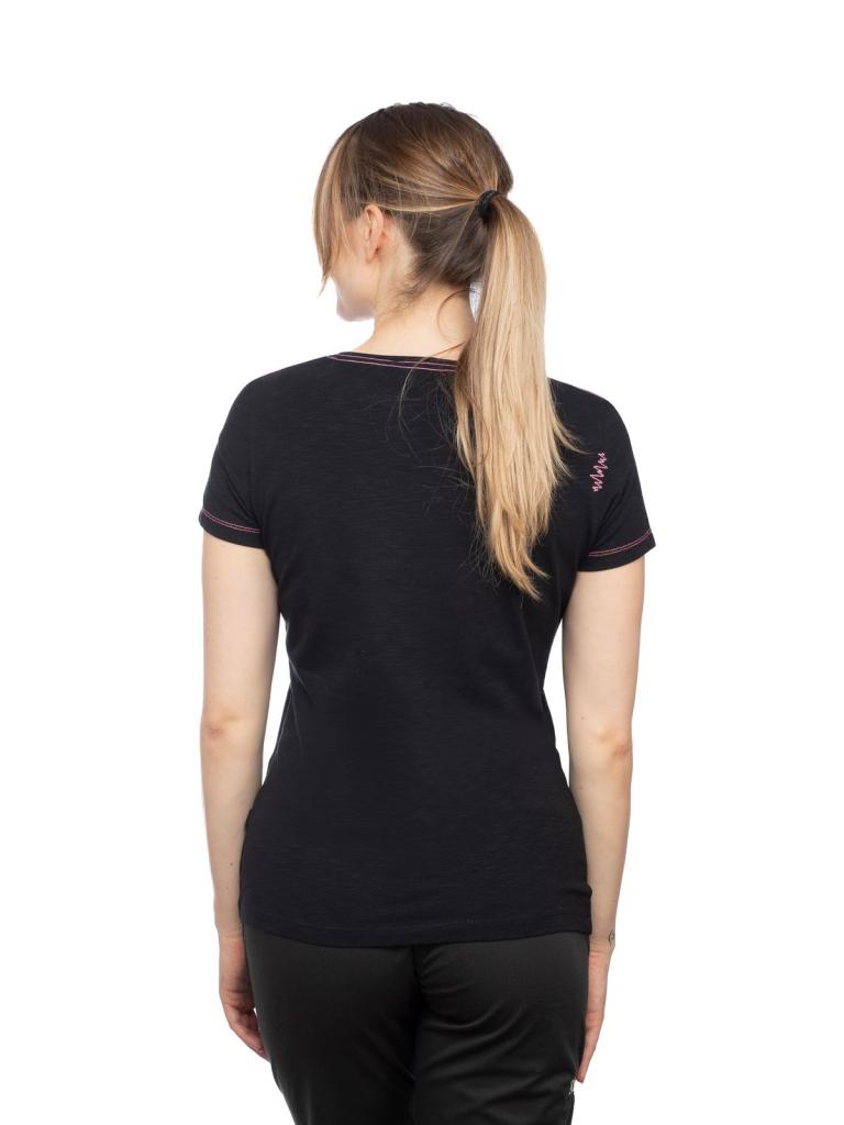 GANDIA MOUNTAIN HEART-BLACK-34 dámské tričko černé