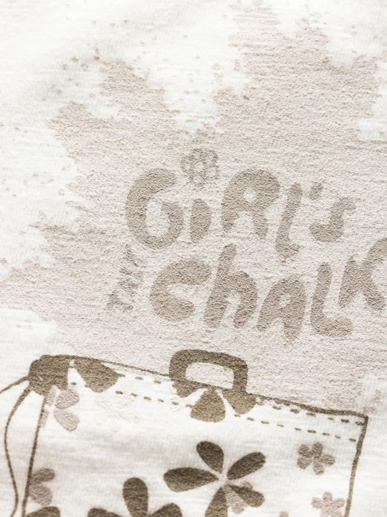 GANDIA GIRLS TALK CHALK-WHITE-36 dámské tričko bílé