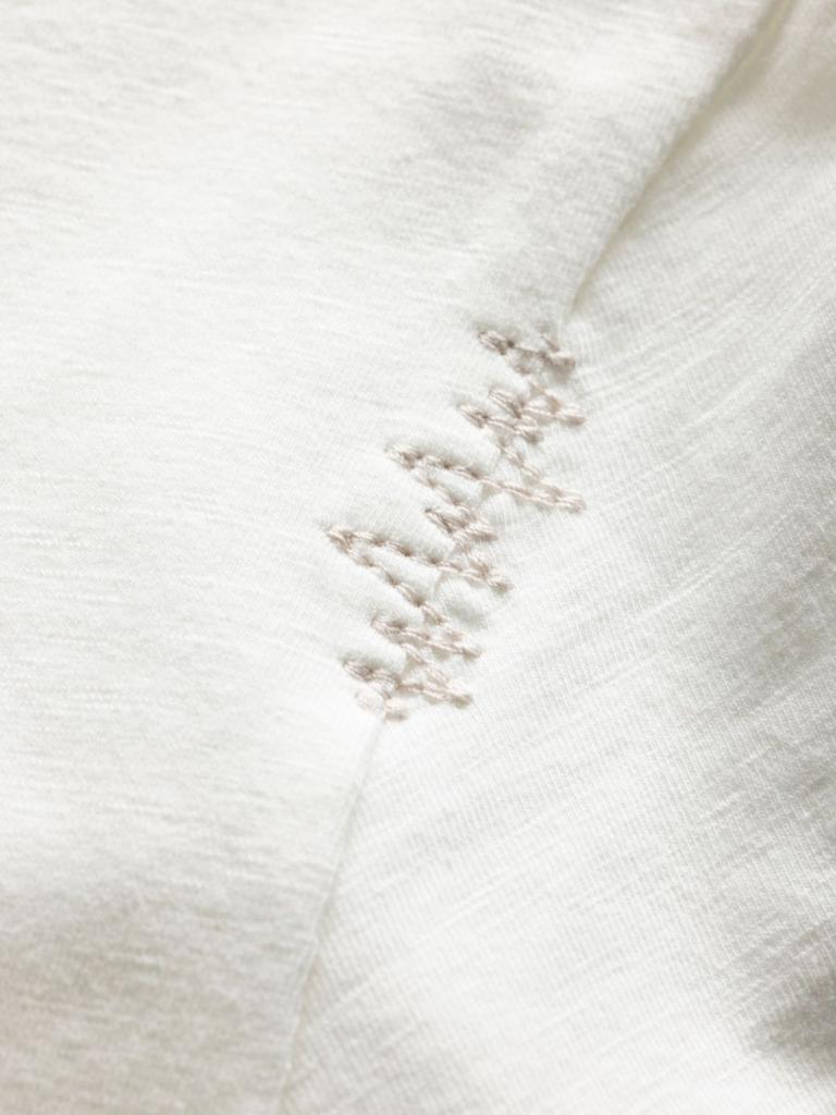 GANDIA GIRLS TALK CHALK-WHITE-36 dámské tričko bílé