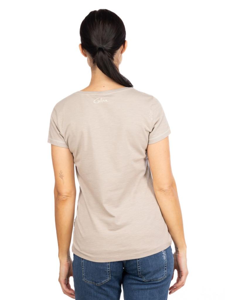 GANDIA ALPACA GANG WINTER-DARK SAND-36 dámské tričko tmavě pískové