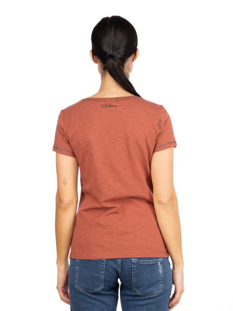 GANDIA ALPACA GANG WINTER-BRICK-42 dámské tričko cihlové