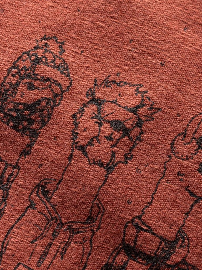 GANDIA ALPACA GANG WINTER-BRICK-42 dámské tričko cihlové