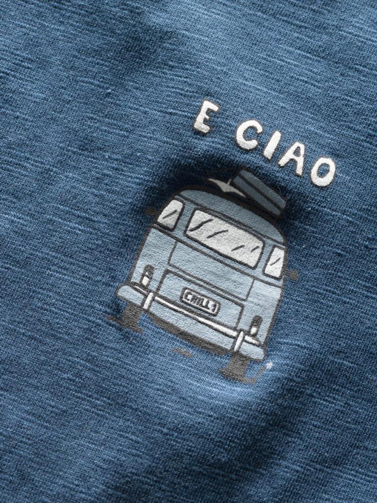 GANDIA E-CIAO-DARK BLUE-36 dámské tričko tmavě modré