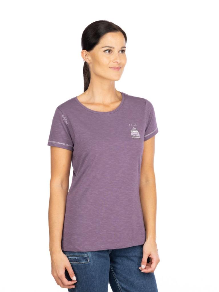 GANDIA E-CIAO-DARK VIOLET-44 dámské tričko tmavě fialové