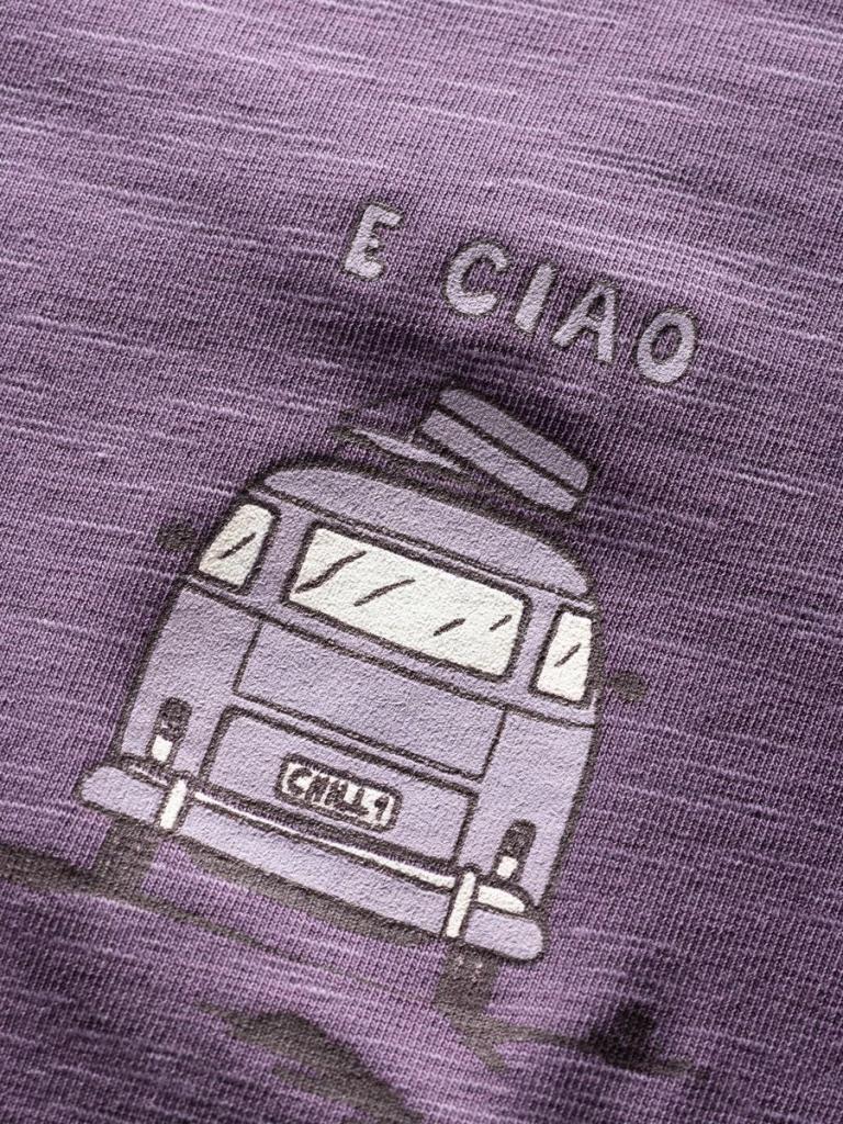 GANDIA E-CIAO-DARK VIOLET-44 dámské tričko tmavě fialové