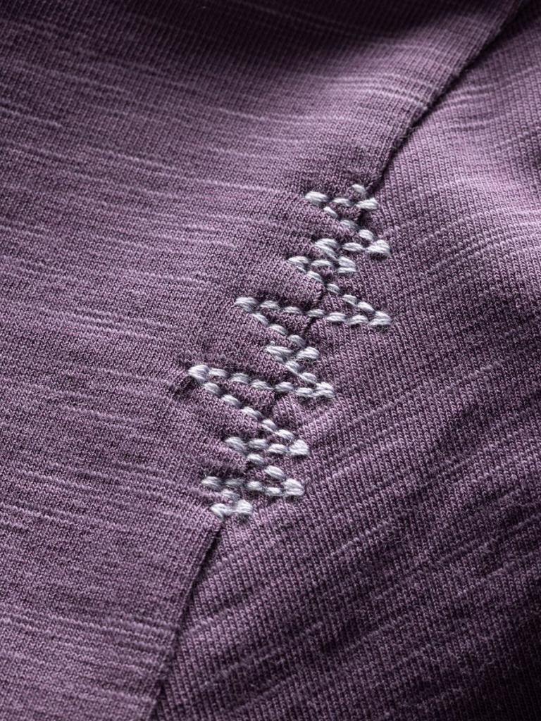 GANDIA E-CIAO-DARK VIOLET-44 dámské tričko tmavě fialové