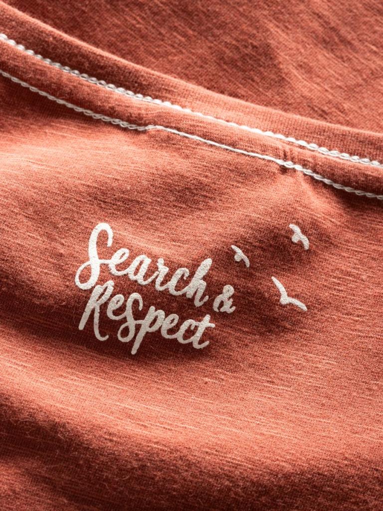 GANDIA MOUNTAINBIKE FLOWERS-BRICK-36 dámské tričko cihlové