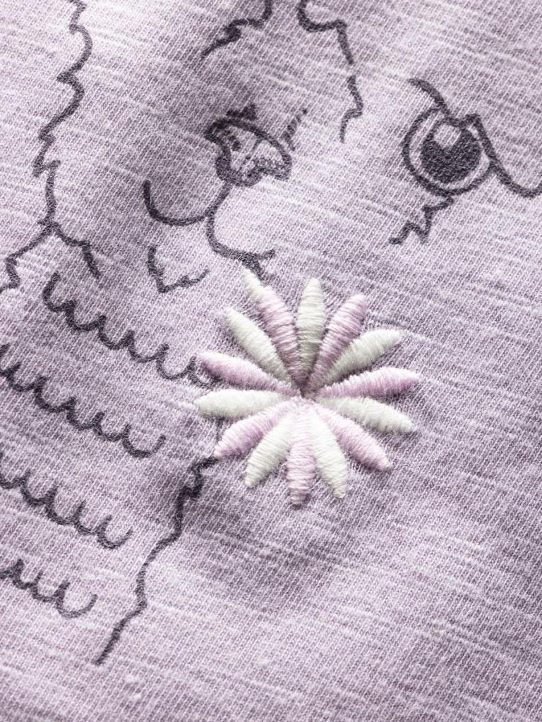 GANDIA HAPPY ALPACA-VIOLET-36 dámské tričko fialové