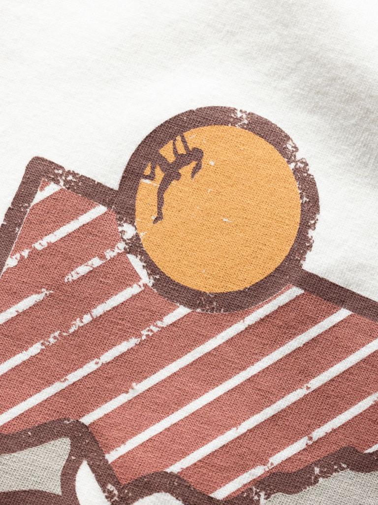 ISEO MOUNTAIN LOGO-WHITE-34 dámské tričko bílé