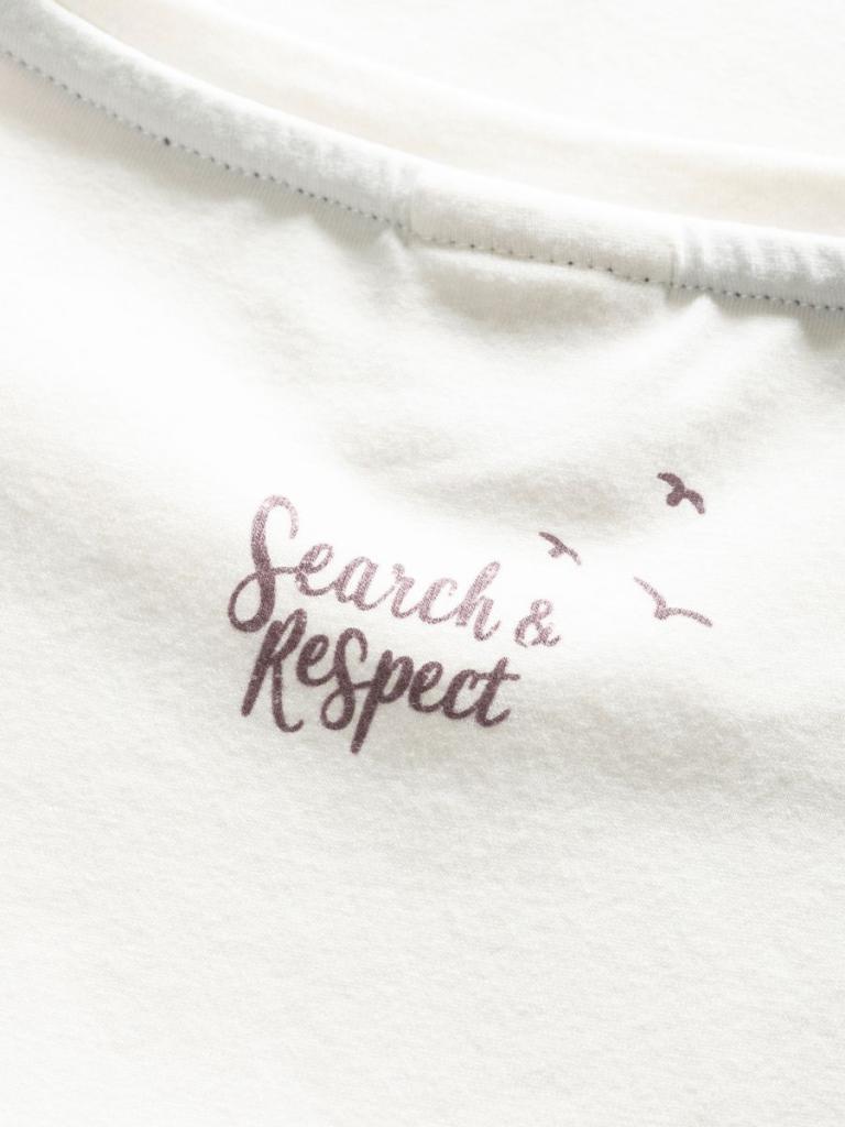 ISEO FLORAL LOGO-WHITE-48 dámské tričko bílé