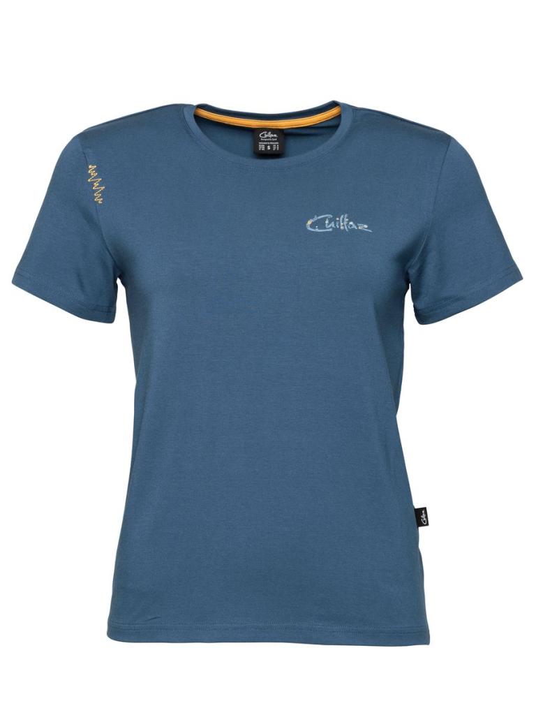 ISEO FLORAL LOGO-DARK BLUE-36 dámské tričko tmavě modré