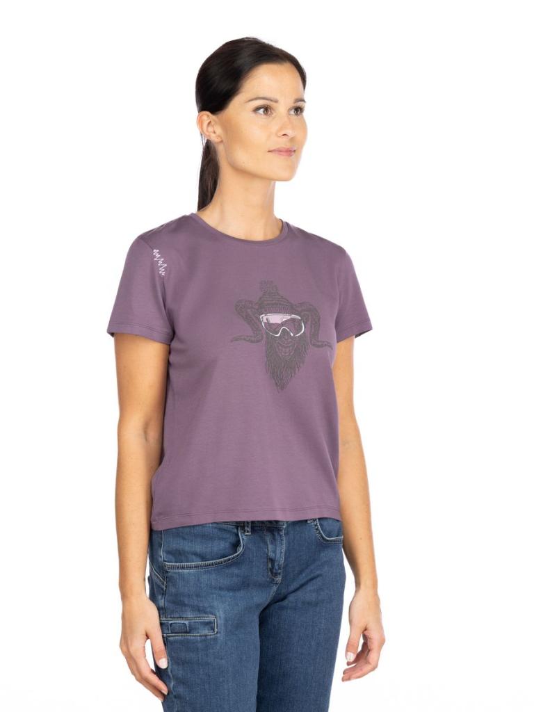 ISEO ROCK HERO WINTER-DARK VIOLET-36 dámské tričko tmavě fialové