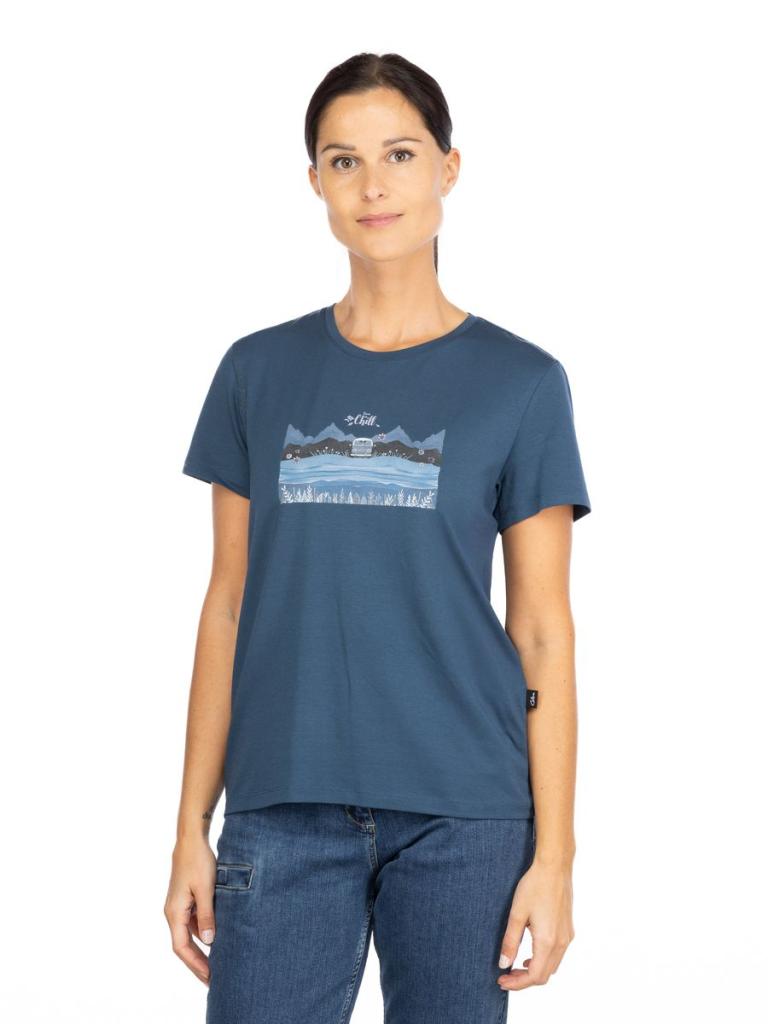 ISEO TIME TO CHILL-DARK BLUE-48 dámské tričko tmavě modré