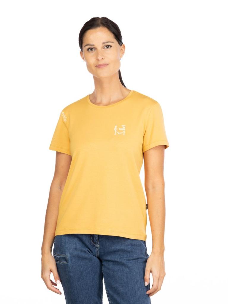 ISEO OUT OF ORDER-OCHRE-36 dámské tričko okrové