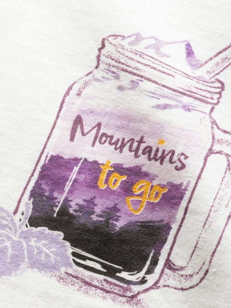 LEOBEN MOUNTAINS TO GO-WHITE-36 dámské tričko bílé