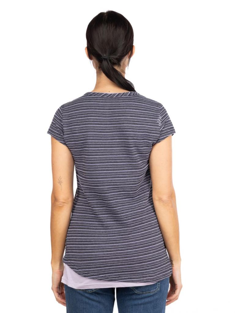 FANCY LITTLE DOT-VIOLET-36 dámské tričko fialové