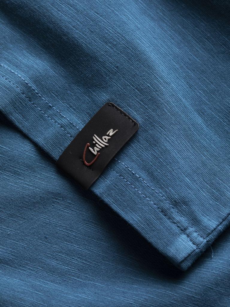 CHAMONIX ORNAMENT-DARK BLUE-36 dámské triko s dlouhým rukávem tmavě modré