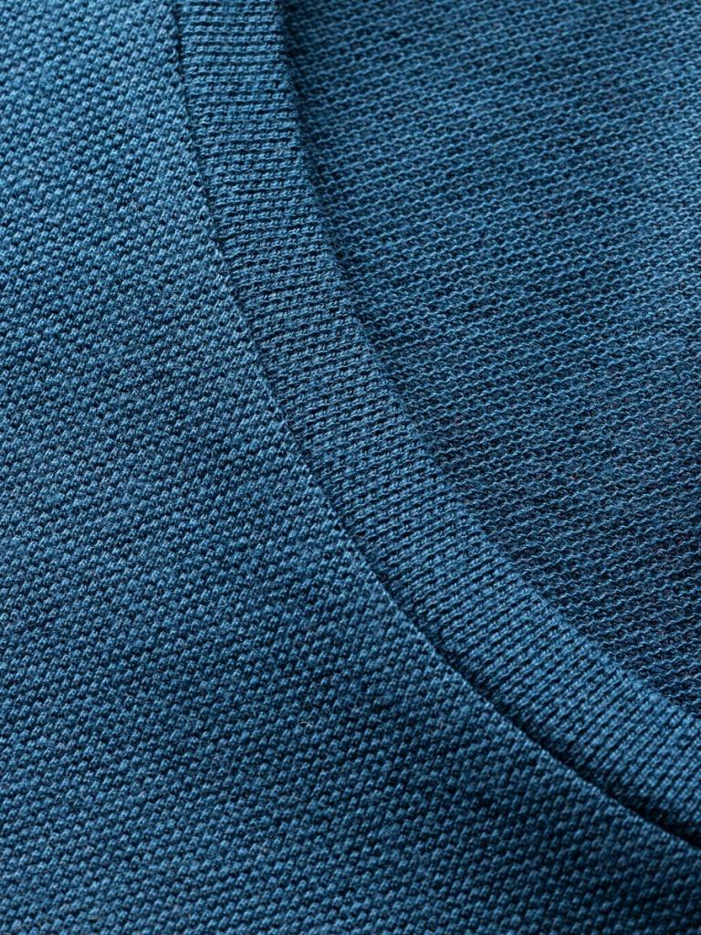 DALMATIEN ORNAMENT-DARK BLUE-36 dámské tričko s dlouhým rukávem tmavě modré