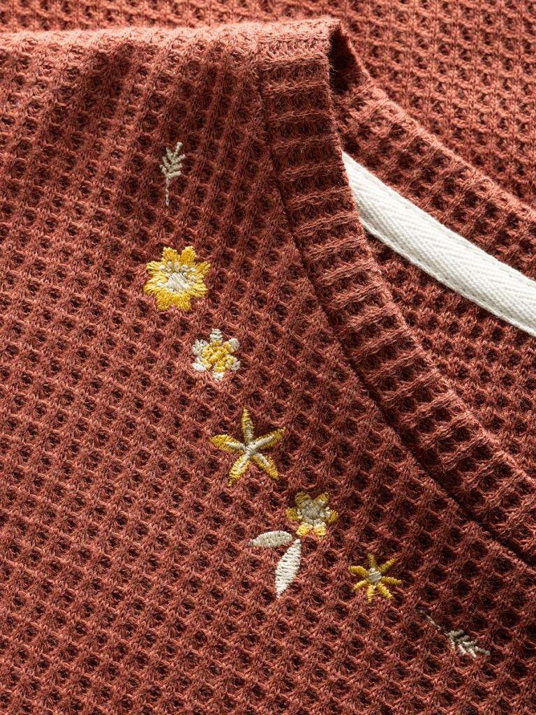 LIMBARA-BRICK-36 dámské tričko s dlouhým rukávem cihlové