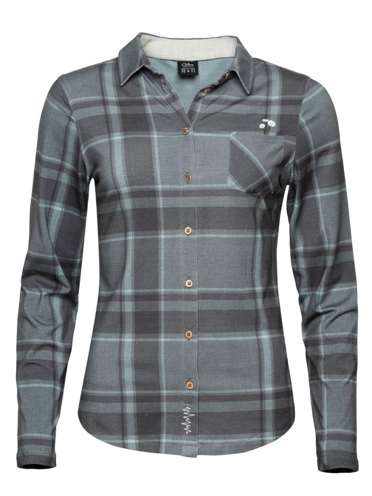 SIMILAUN 2.0-GREYBLUE-36 dámská košile šedomodrá