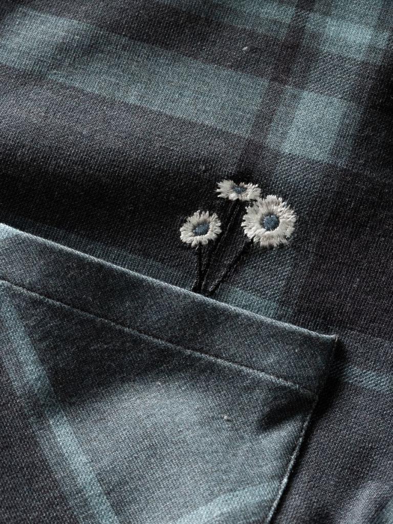 SIMILAUN 2.0-GREYBLUE-36 dámská košile šedomodrá