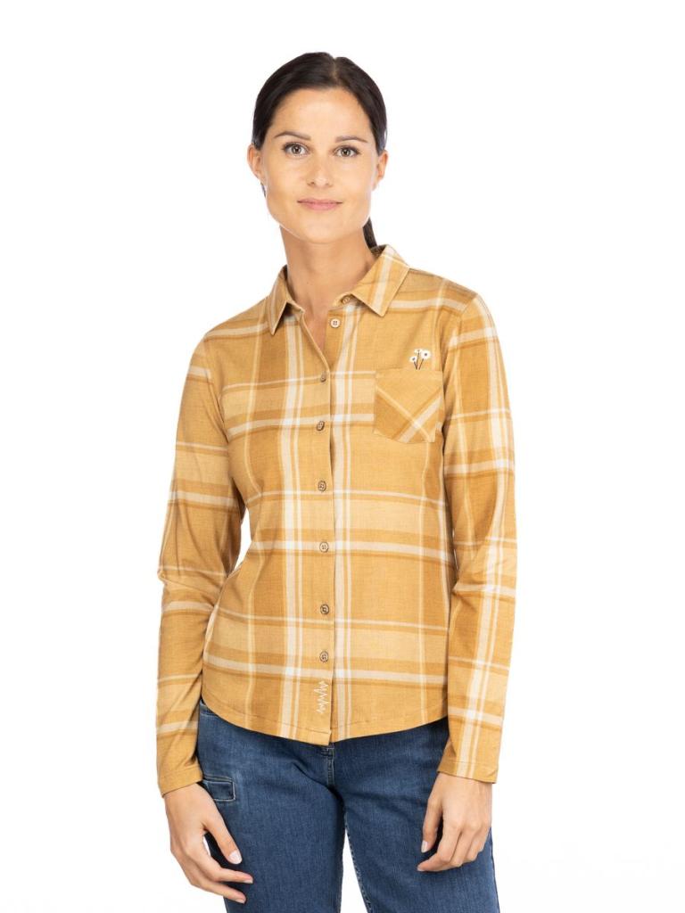 SIMILAUN 2.0-OCHRE-36 dámská košile okrová