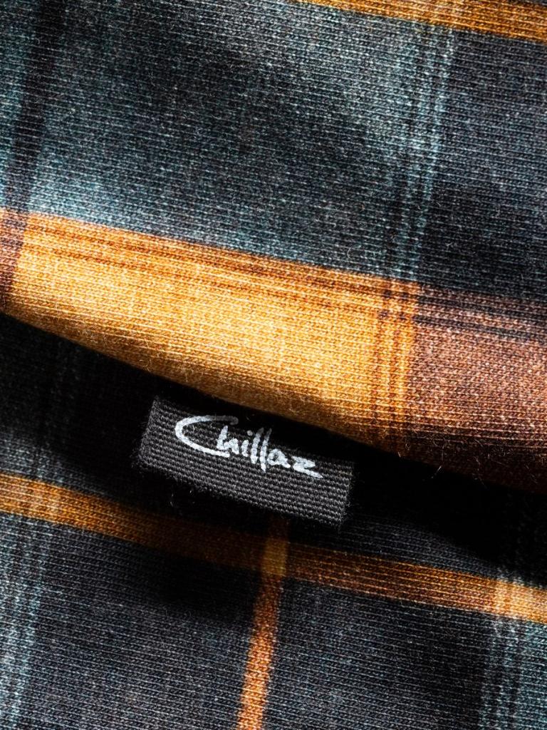 SIMILAUN 2.0-OCHRE GREYBLUE-36 dámská košile okrovo šedomodrá