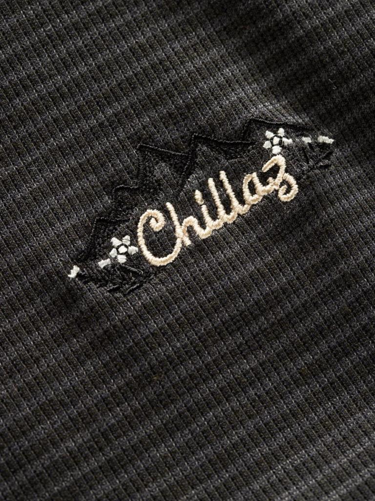 GRÖDEN MOUNTAIN FLOWER-TITAN-36 dámské tričko s dlouhým rukávem titanové